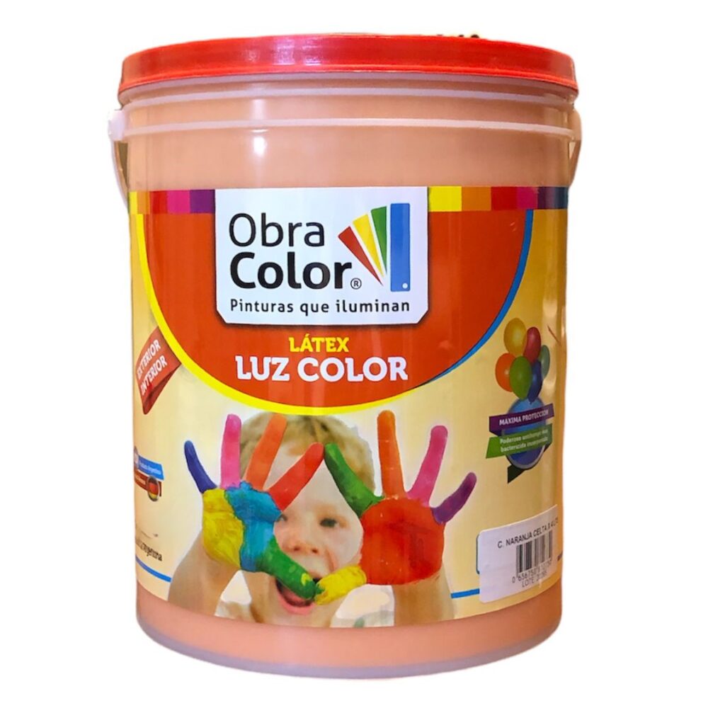 Latex Lavable Color Naranja Celta