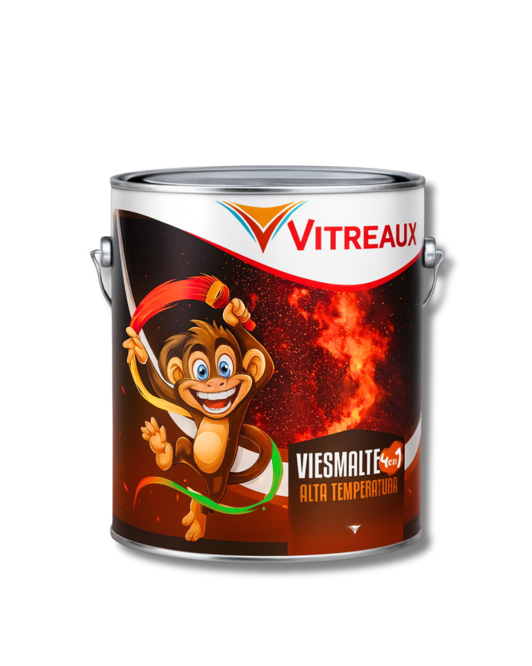 Esmalte Alta Temperatura 4 en 1 Negro