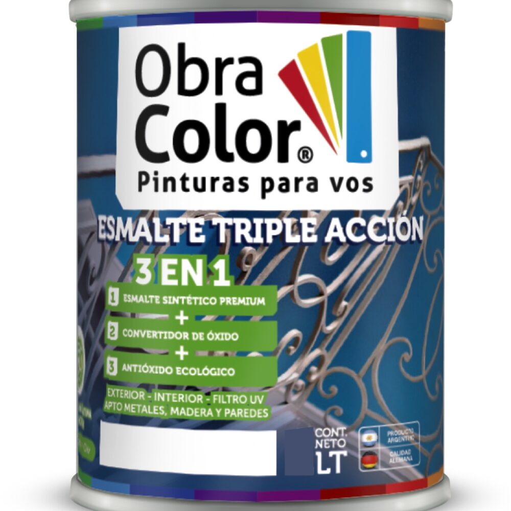 Esmalte sintetico 3 en 1 Color Amarillo