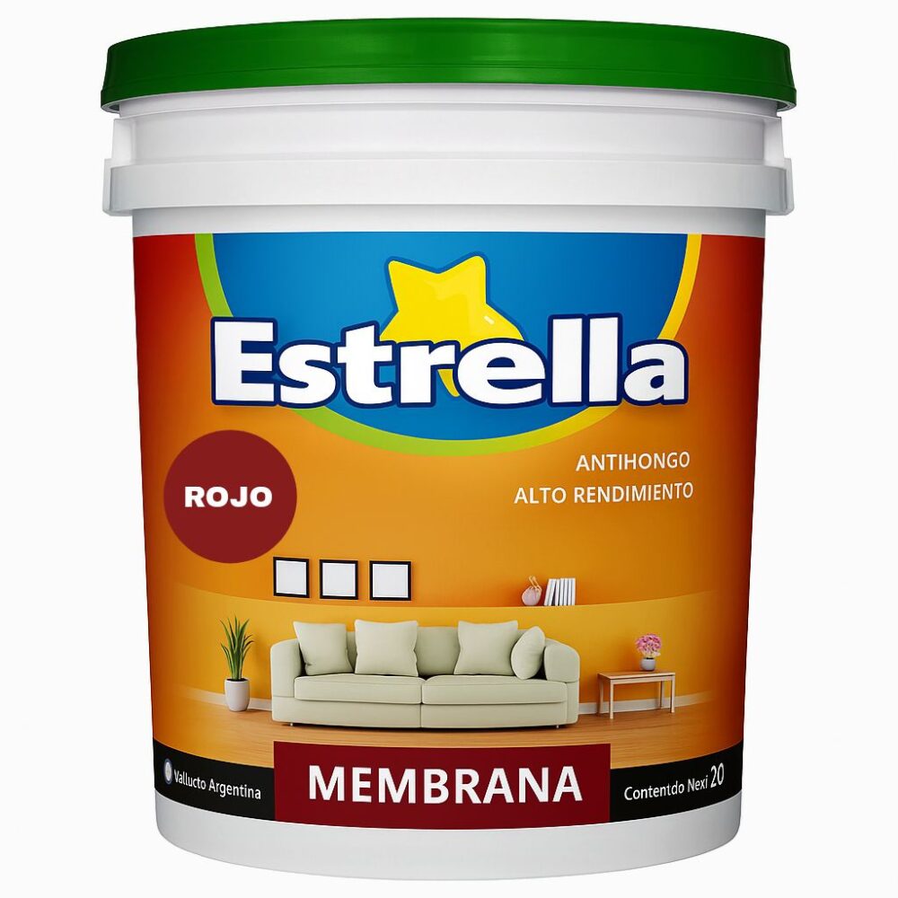 Membrana transitable estrella Económica Colores