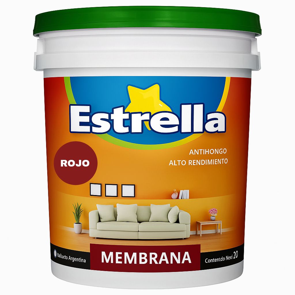 Membrana transitable estrella Económica Colores