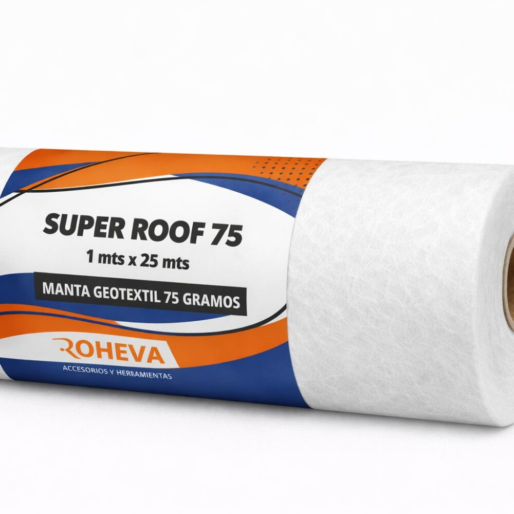 Manta Geotextil 1 x 25 metros de 75 gr