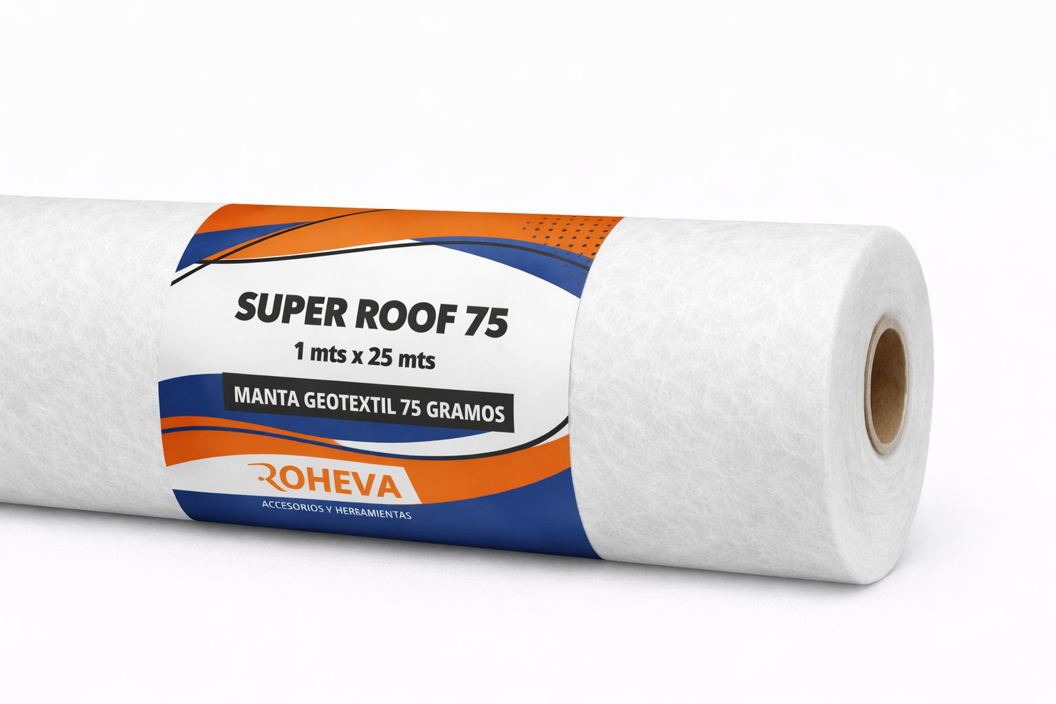 Manta Geotextil 1 x 25 metros de 75 gr