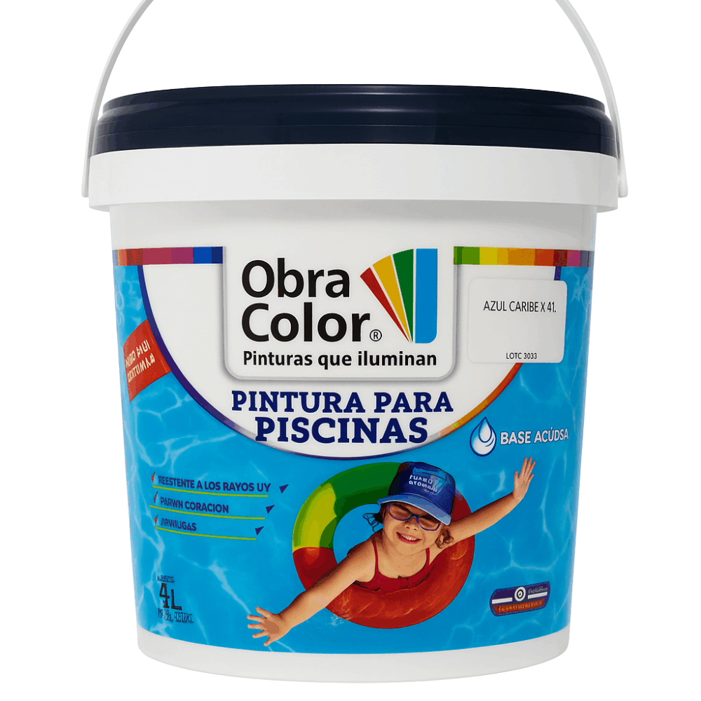 Pintura Para Piletas Piscina Antialgas Base Acuosa