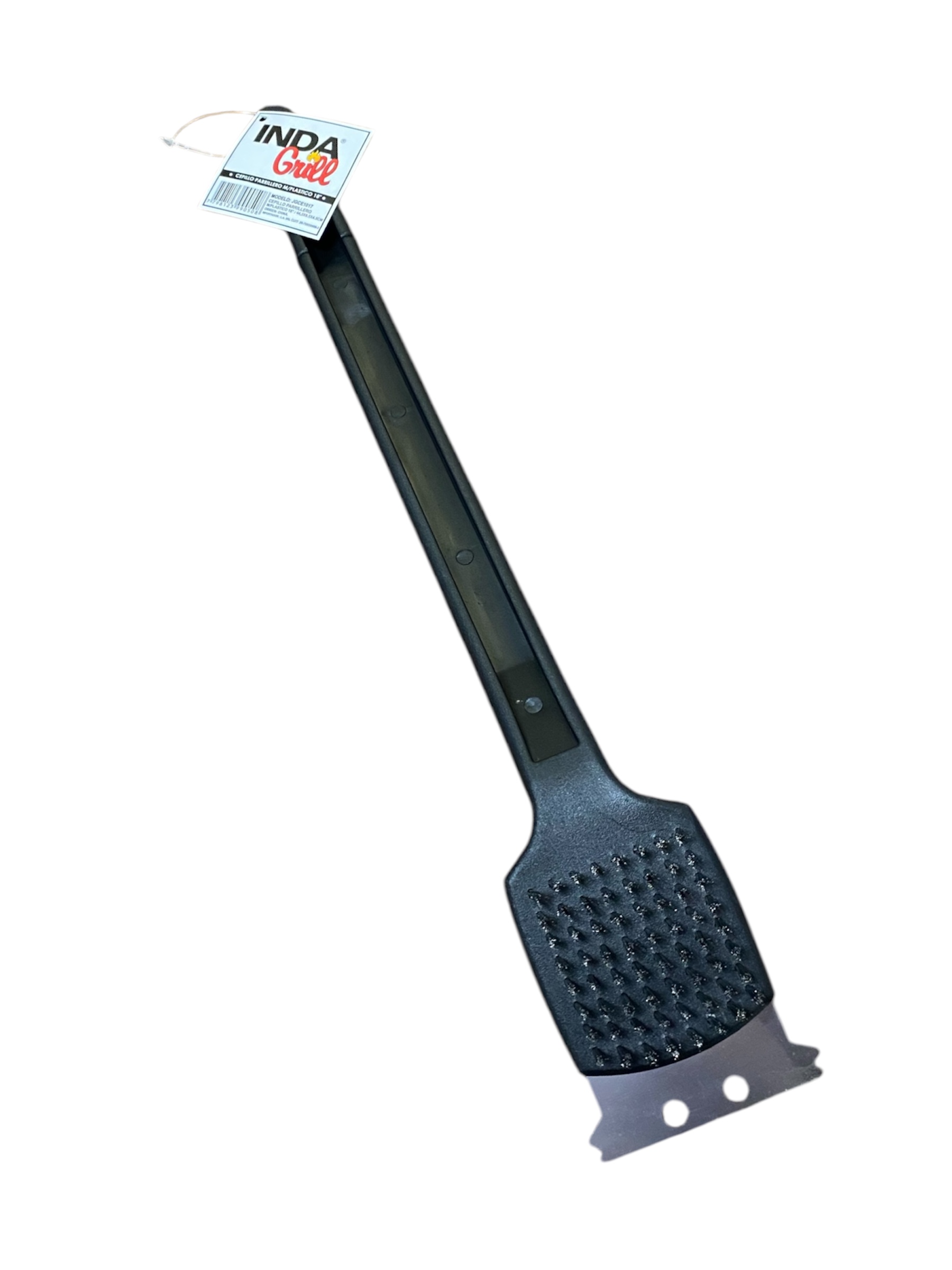 Cepillo Parrillero Mango Plástico 18" 2 en 1 Indagrill - Imagen 4