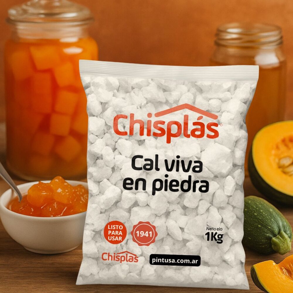 Cal viva en Piedra Chisplas